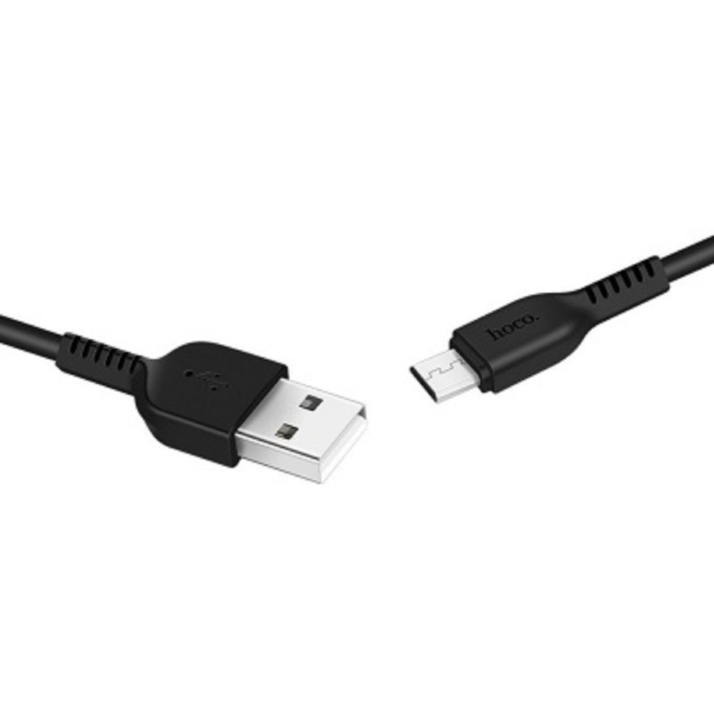 Кабель HOCO HC-68945 X20, USB-A — USB micro-B, 3 м, 2 А, чёрный