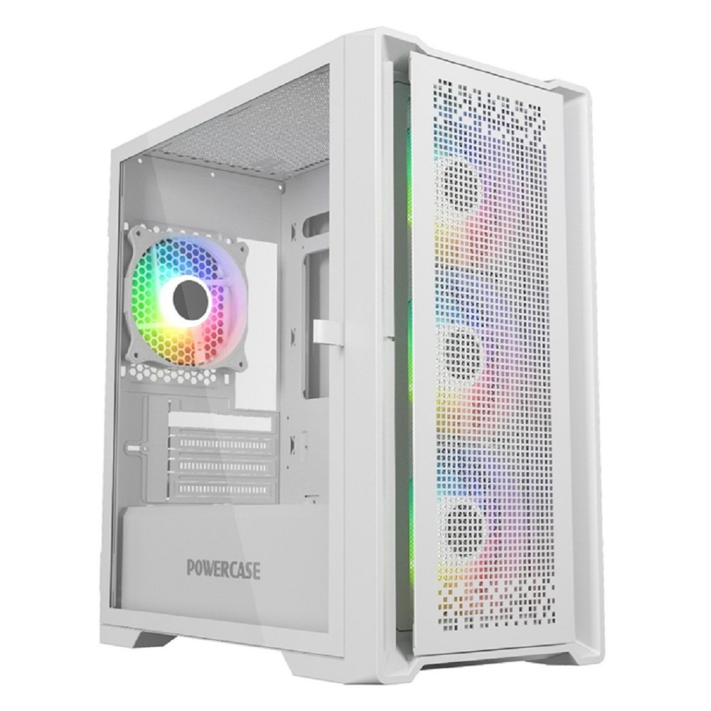 Корпус PowerCase CAMBFW-A4, ByteFlow Micro, mATX, TG, ARGB