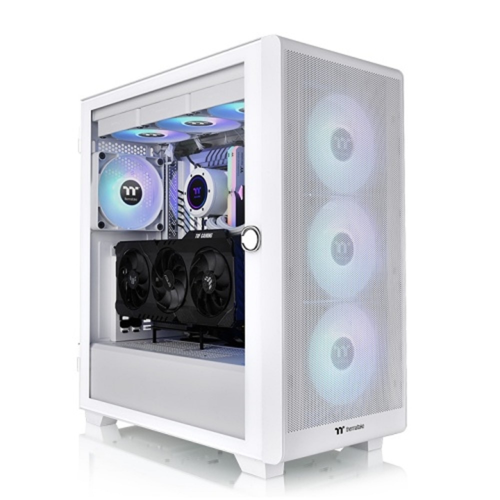 Корпус Thermaltake S250 TG ARGB Snow CA-1Y6-00M6WN-00, ATX, белый