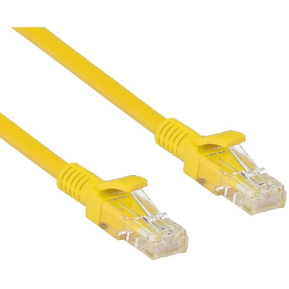 Патч-корд ExeGate EX258677RUS, UTP Cat.5e, 3 м, желтый