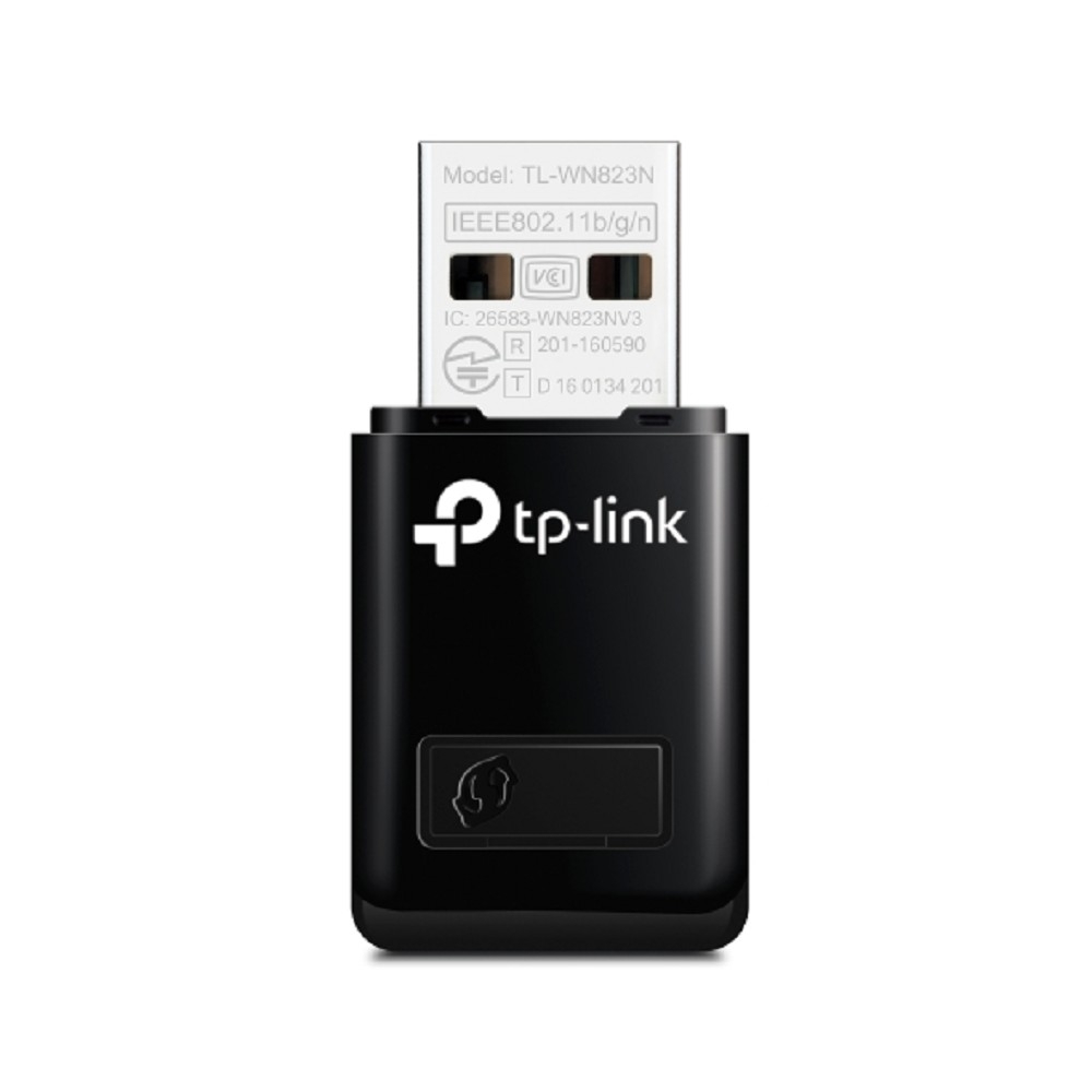 Сетевой адаптер TP-Link TL-WN823N, USB 2.0, Wi-Fi N300, 2.4 ГГц