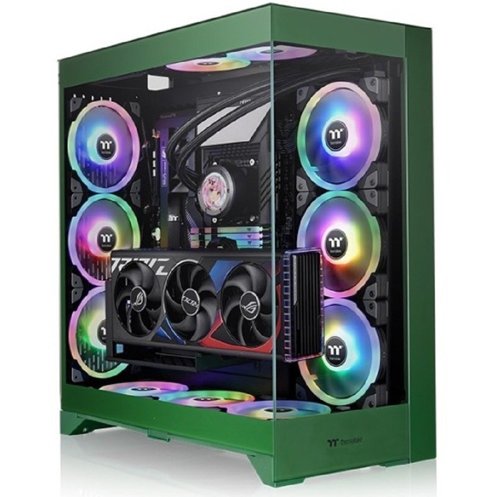 Корпус Thermaltake CTE E660 MX Racing Green (CA-1Y3-00MCWN-01), E-ATX/ATX, до 415 мм VGA, 166 мм кулер, без БП