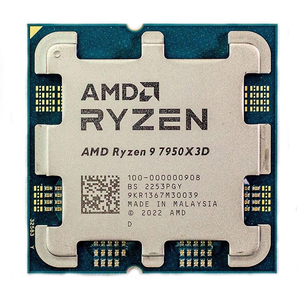 Процессор AMD 100-000000908, Ryzen 9 7950X3D, 4.2 ГГц, 16C/32T, AM5, OEM