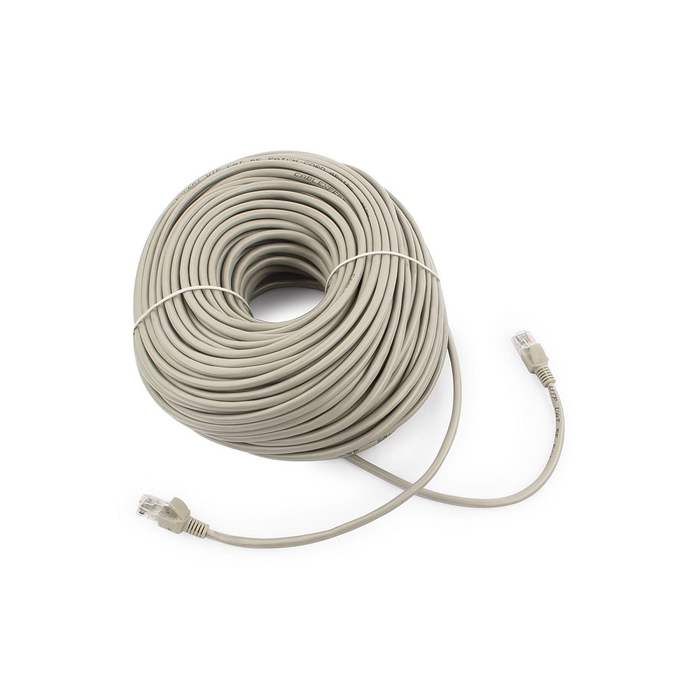 Патч-корд Cablexpert PP12-50M, UTP Cat.5e, 50 м, литой, многожильный, серый