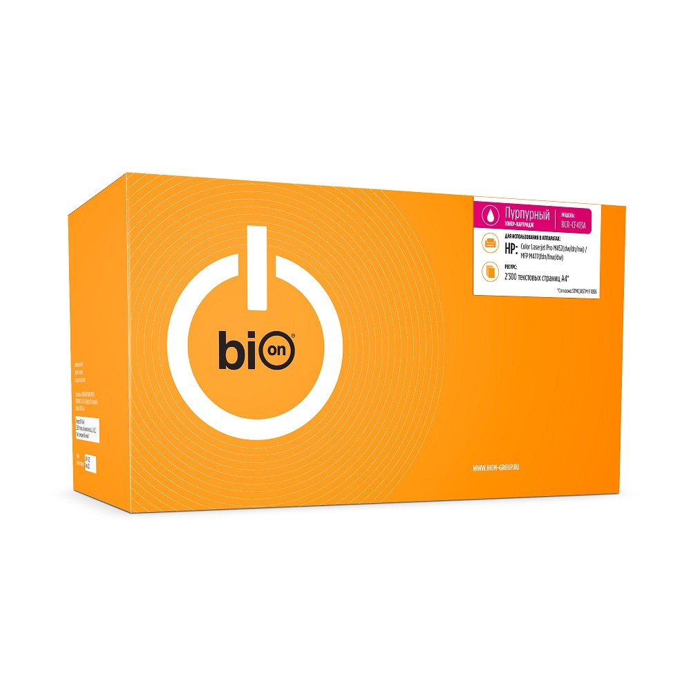Картридж Bion BCR-CF413A, пурпурный, для HP, 2300 стр.