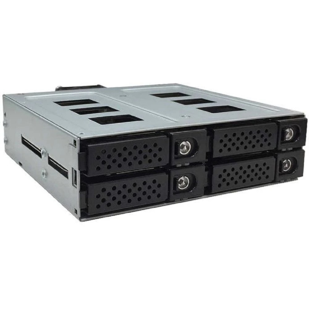 Корзина HDD Procase G2-104-SATA3-BK, 4xSATA3/SAS 12G, hot-swap, 2.5"