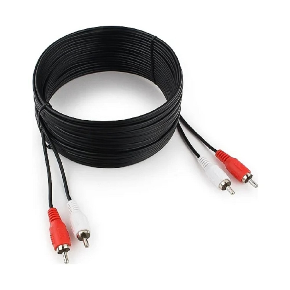 Кабель аудио Cablexpert CCA-2R2R-7.5M, 2RCA-2RCA, 7.5м