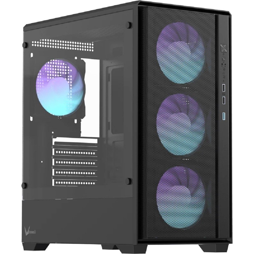 Корпус Formula Air Mesh G5 Black, Mini-Tower, ATX, 3×120 мм
