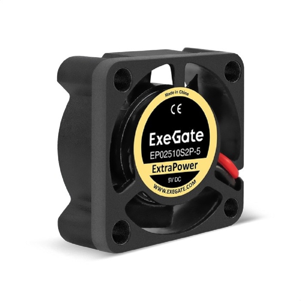 Вентилятор ExeGate EX295188RUS, 25×25×10мм, 5В, 2pin, 12000RPM