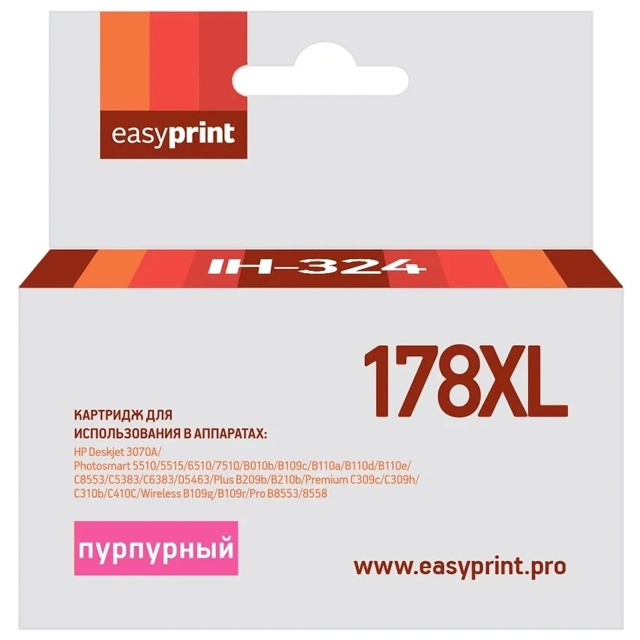 Картридж EasyPrint IH-324 №178XL, magenta