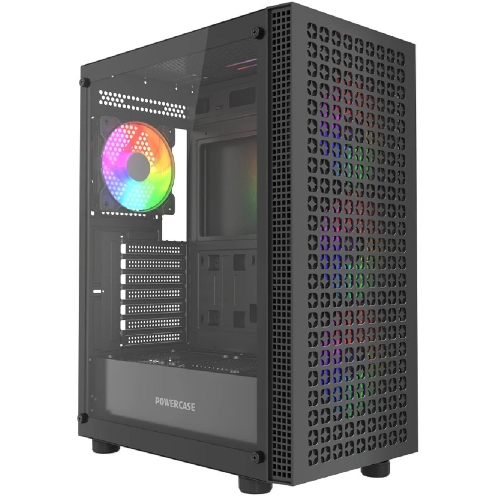 Корпус PowerCase CMAEA18-A4, Mistral EA18, ATX, 4×120mm ARGB PWM
