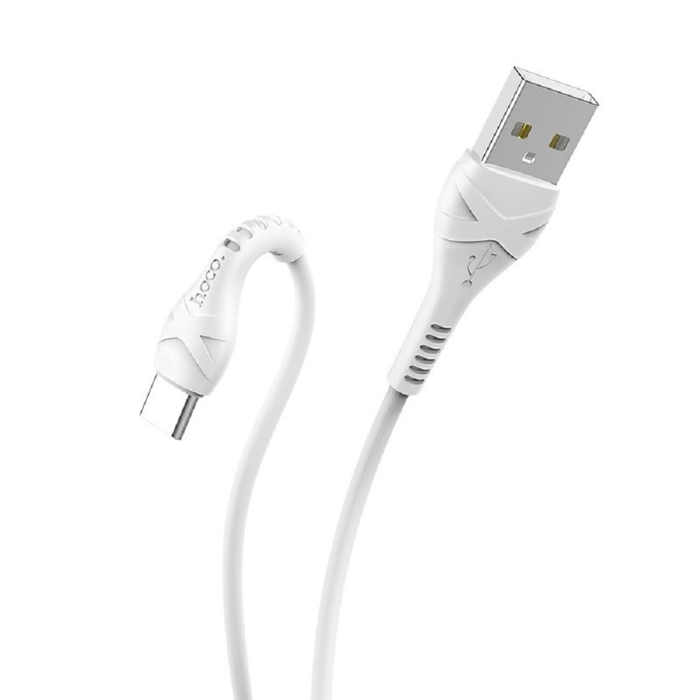 Кабель Hoco HC-10512, USB Type-C, 1м, 2.4А, белый