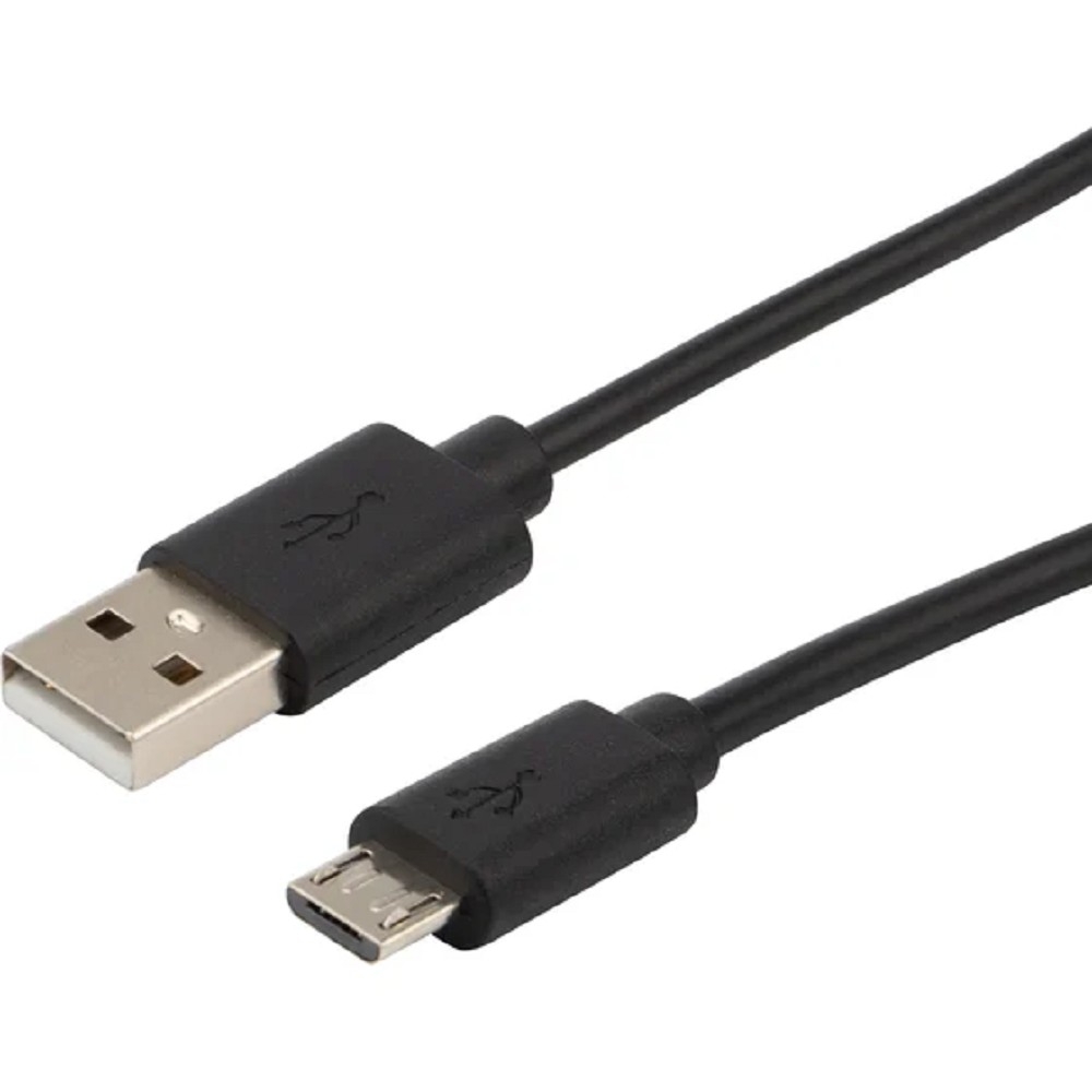 Кабель Rexant 18-1164-2, USB-A — micro USB, 1 А, 1,8 м, ПВХ, чёрный