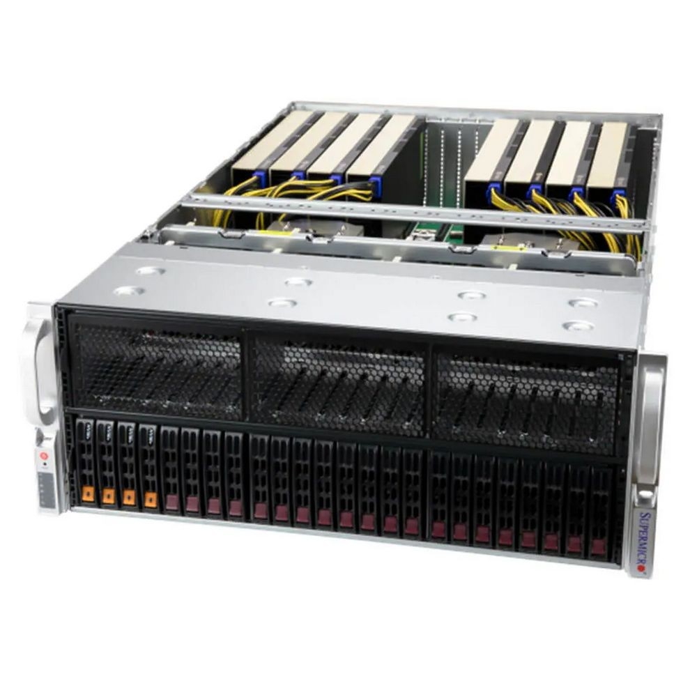 Сервер Supermicro AS-4125GS-TNRT, 4U, 2x10GbE, GPU, DDR5