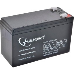 Аккумулятор для ИБП Gembird BAT-12V7.5AH, 12 В, 7,5 А·ч, свинцово-кислотный