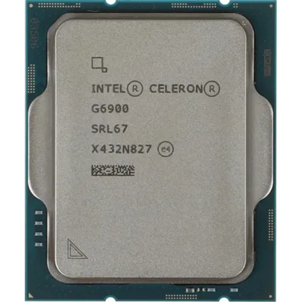 Процессор Intel Celeron G6900, LGA 1700, 2 ядра, 3.4 ГГц, UHD Graphics 710, OEM