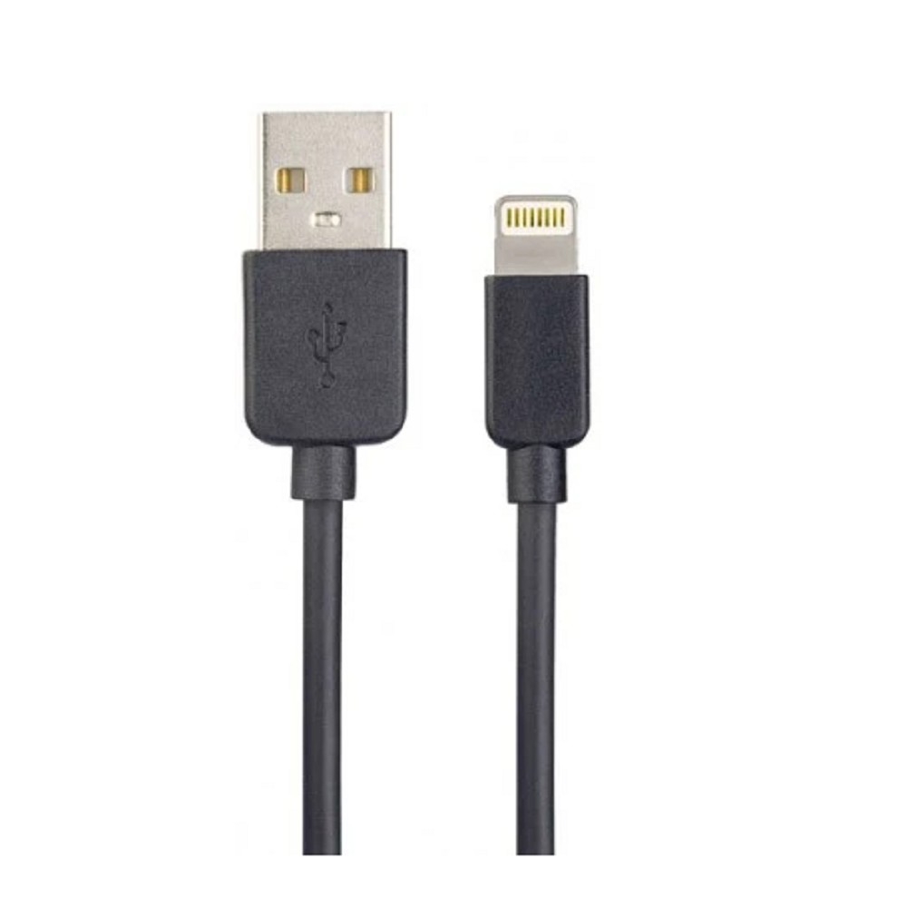 Кабель Perfeo I4321, USB-A — Lightning, 2 м, чёрный