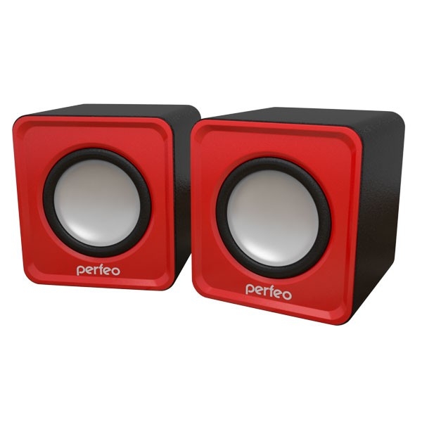Колонки Perfeo PF-128, 2.0, 2×3 Вт, USB