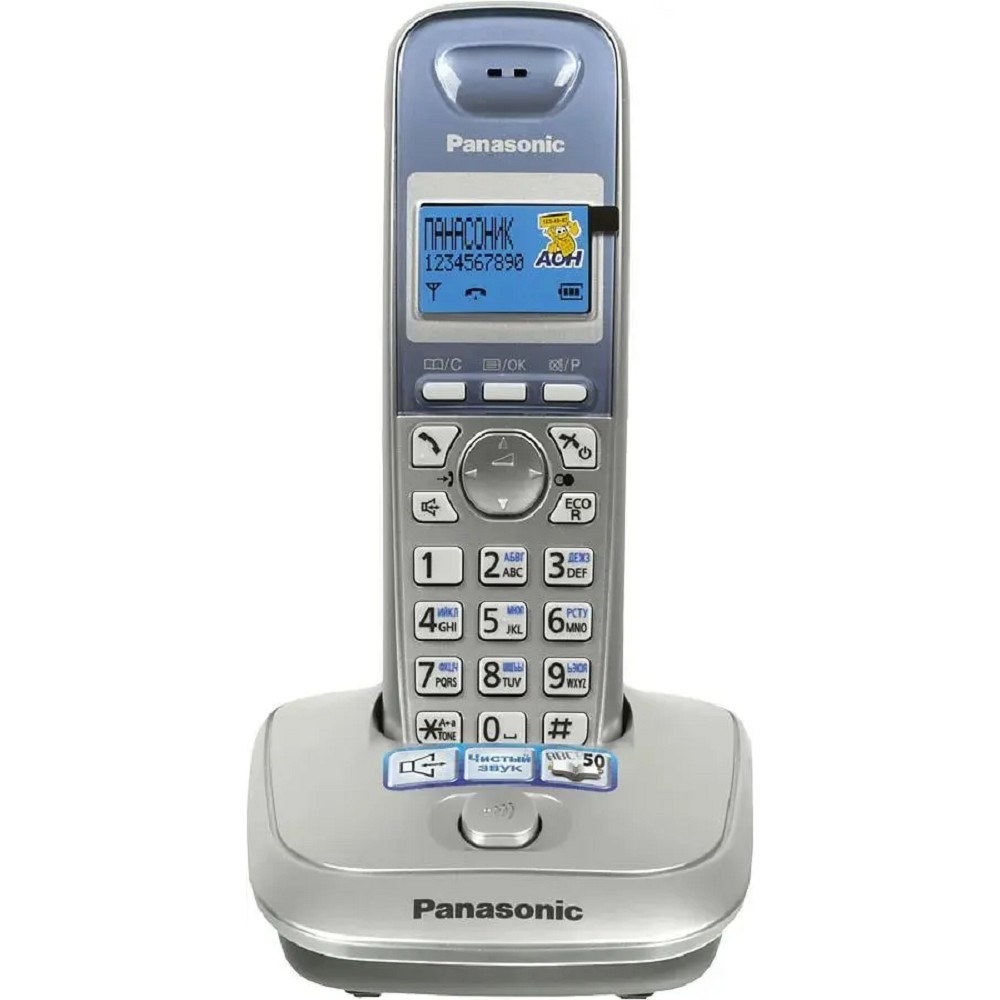 Телефон Panasonic KX-TG2511RUS_DP, DECT, спикерфон