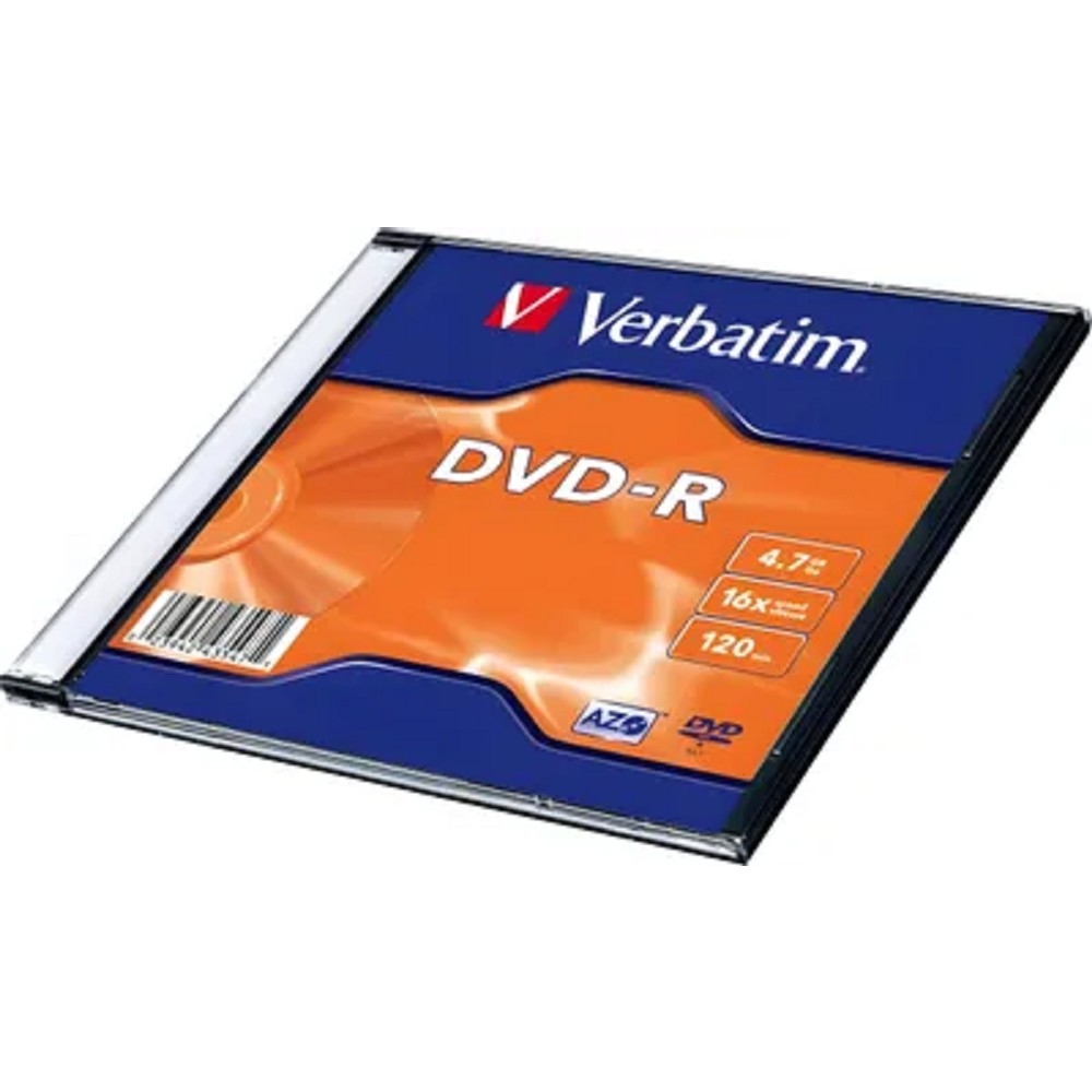 Диск DVD-R Verbatim 43547, 4.7 ГБ, 16×