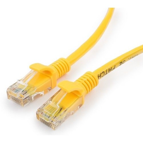 Патч-корд Cablexpert PP10-7.5M/Y, UTP кат.5e, 7.5 м, RJ-45, желтый