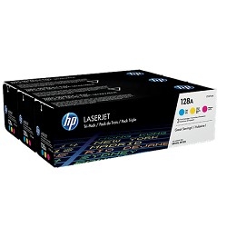 Картридж HP CF371AM (128A), комплект голубой/пурпурный/жёлтый, для CM1415/CP1525
