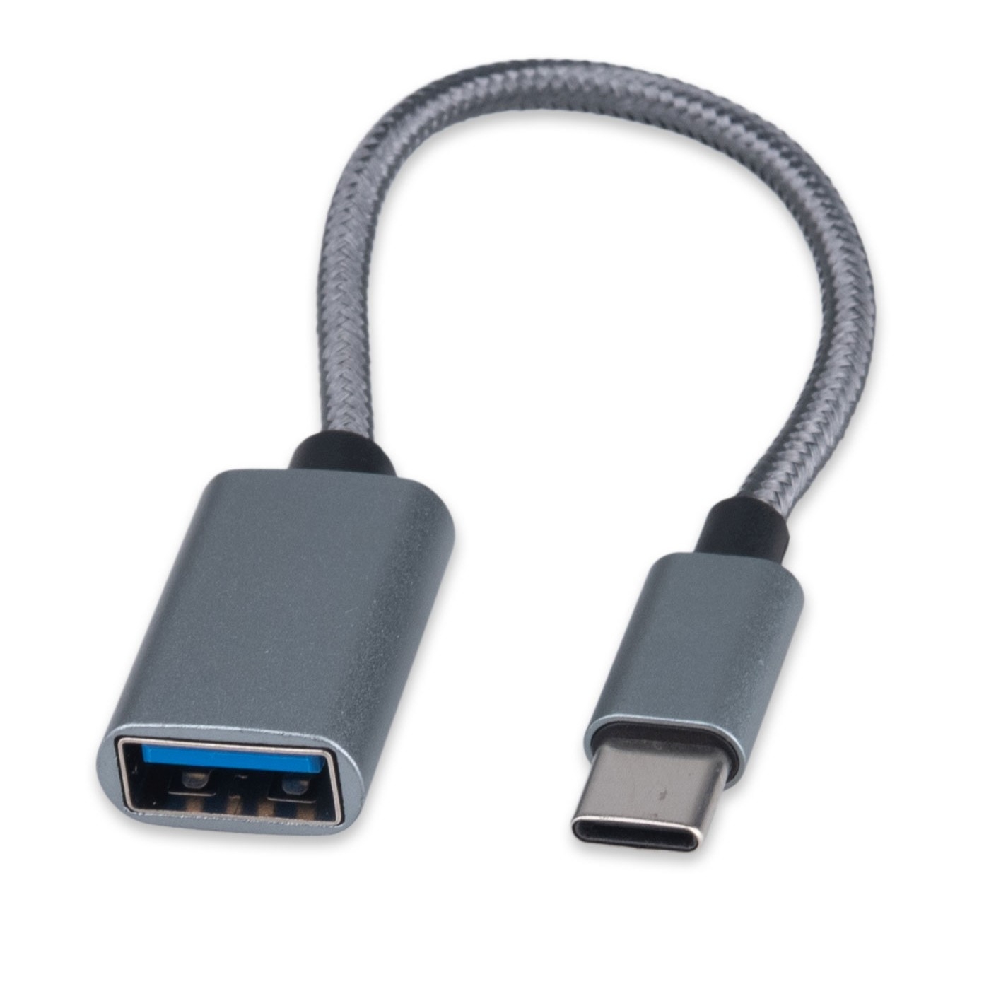 Кабель-переходник Cablexpert A-OTG-CMAF2-02, USB 2.0, Type-C (M) — USB-A (F), 0.15 м