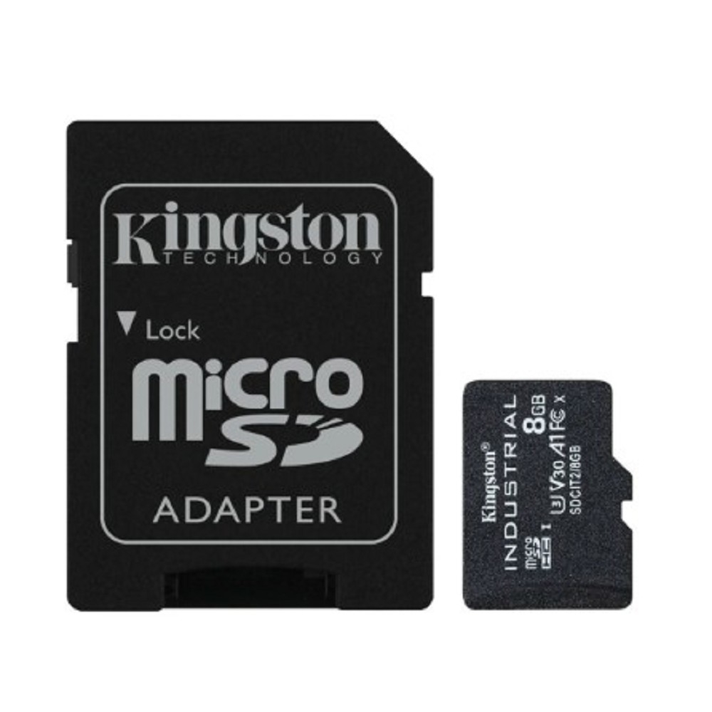 Карта памяти Kingston SDCIT2/8GB, microSDHC 8 ГБ, Class 10, UHS-I, Industrial