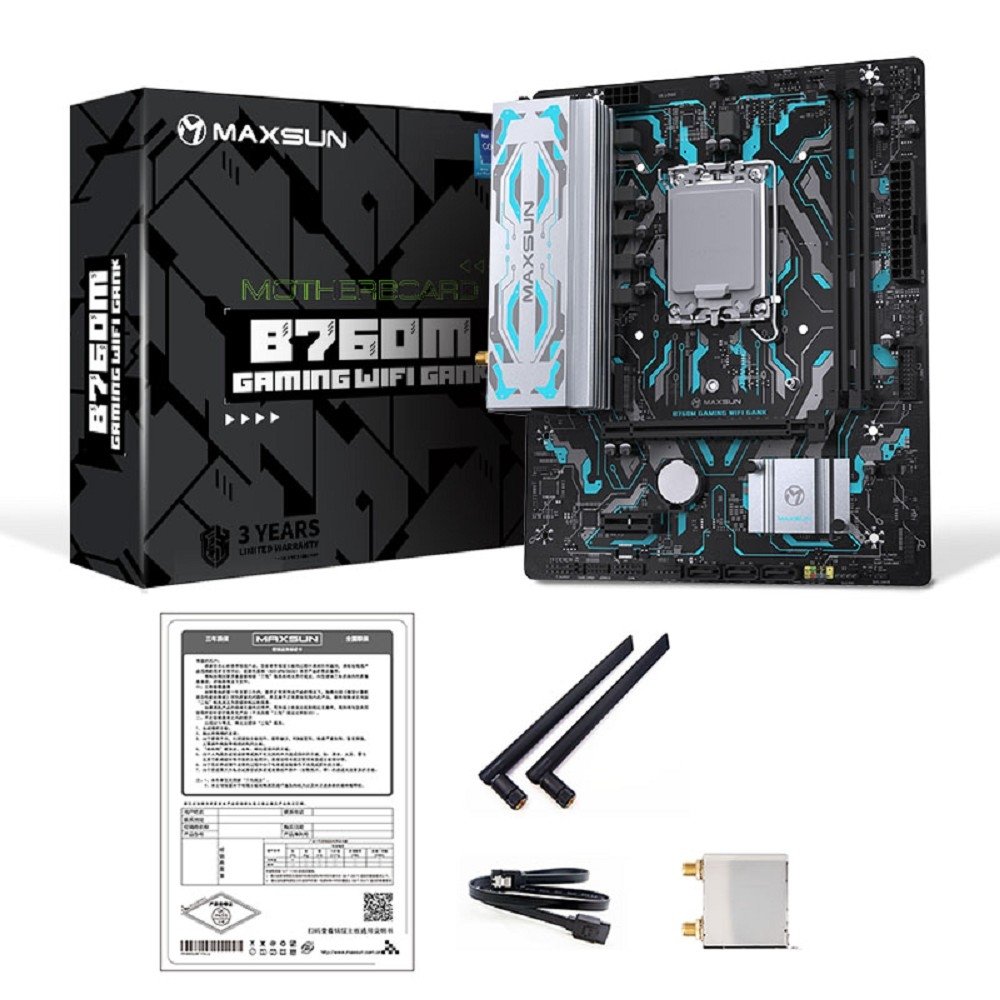 Повреждение упаковки MAXSUN MS-B760M GAMING WIFI GANK V2 RTL