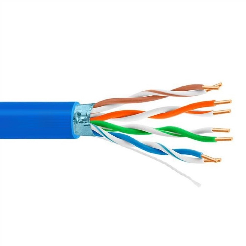 Кабель 5bites FS5525-305B-BL, FTP, Cat.5e, 305 м, синий