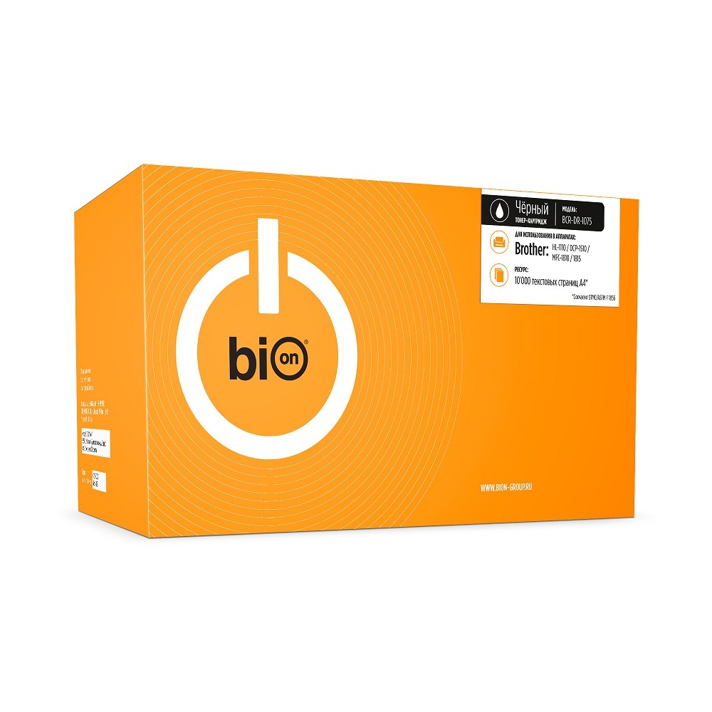 Фотобарабан Bion Cartridge BCR-DR-1075, для Brother DCP-1510/HL-1110/MFC-1810, 10000 стр.
