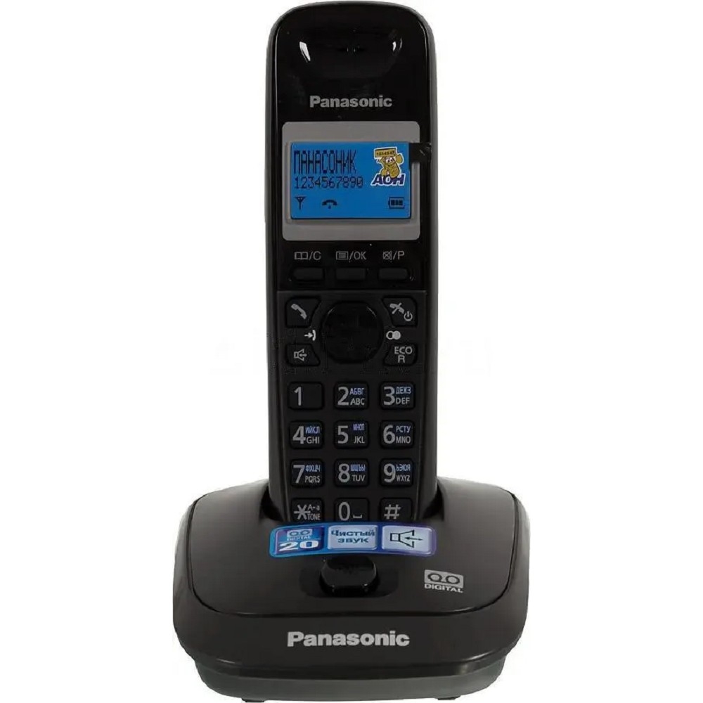 Радиотелефон Panasonic KX-TG2521RUT, DECT, АОН, автоответчик, 1 трубка
