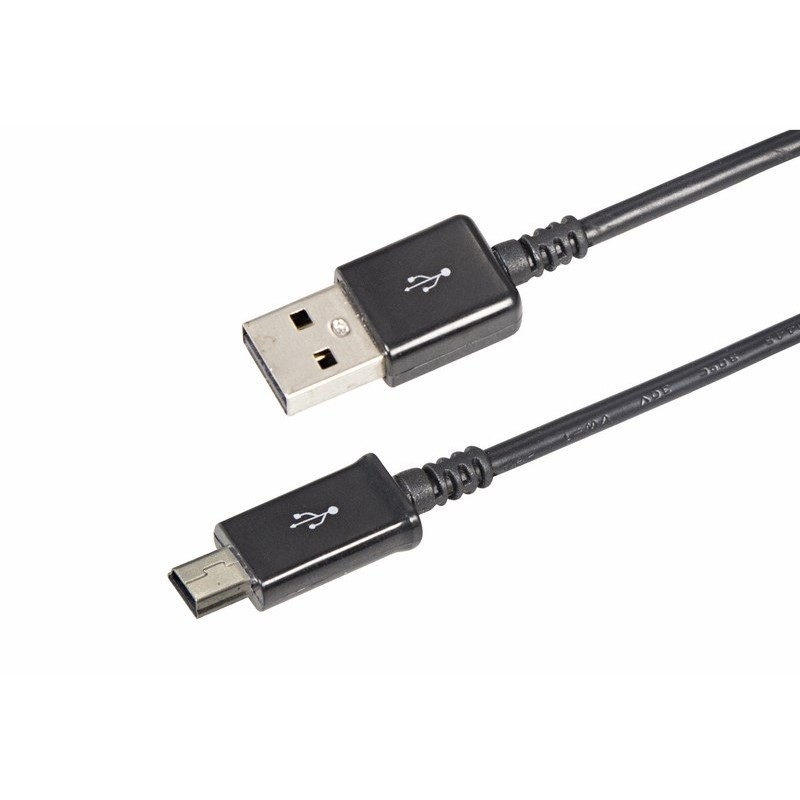 Кабель REXANT 18-4402, USB-A – mini USB, 1 А, 1 м, ПВХ, черный