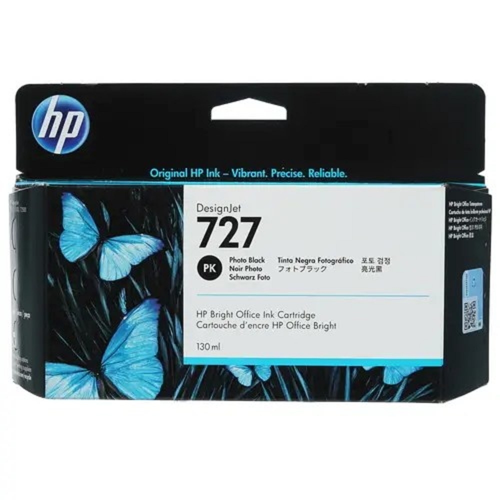 Картридж HP B3P23A, 727 Photo Black, 130 мл
