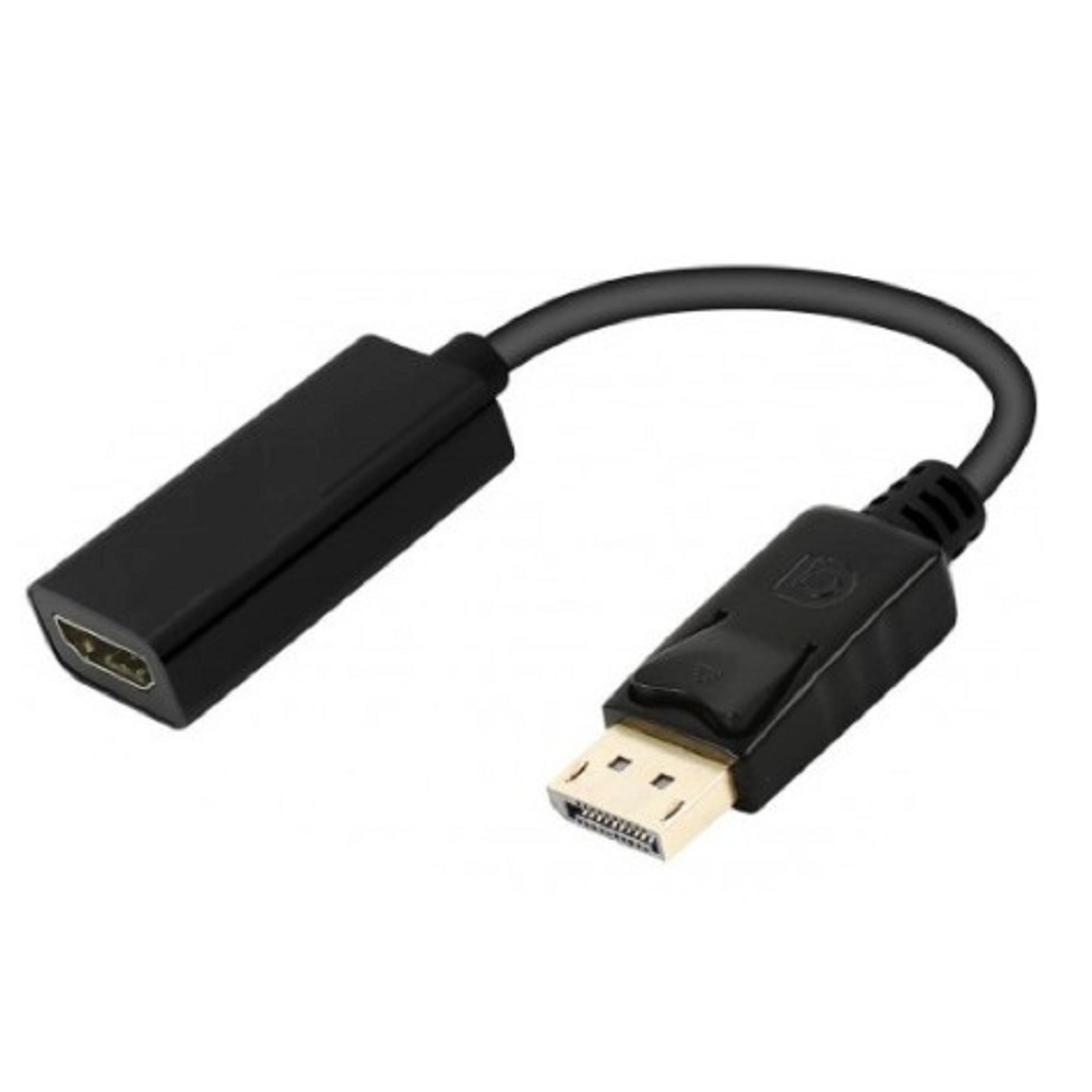 Кабель-адаптер KS-is KS-460, DisplayPort (M) — HDMI (F), 0.1 м, 1920x1080