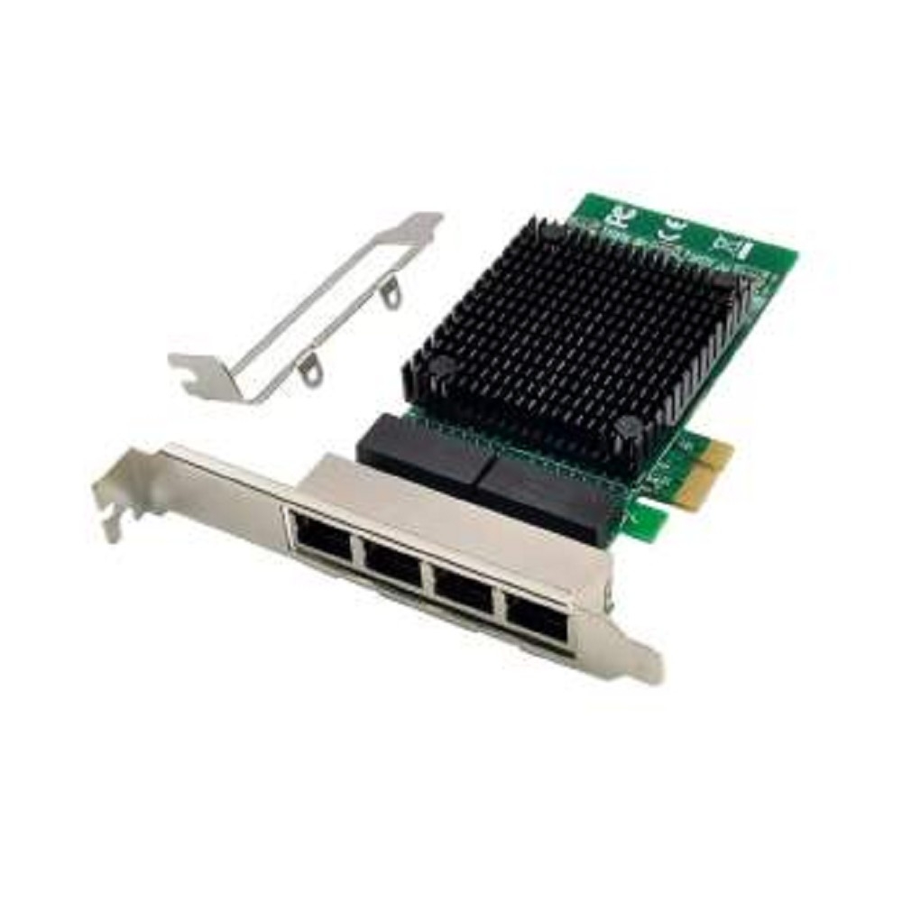 Сетевая карта Orient XWT-INT82L4PE, PCI Express 1x Gen 2.0, 4×RJ45 1 Гбит/с