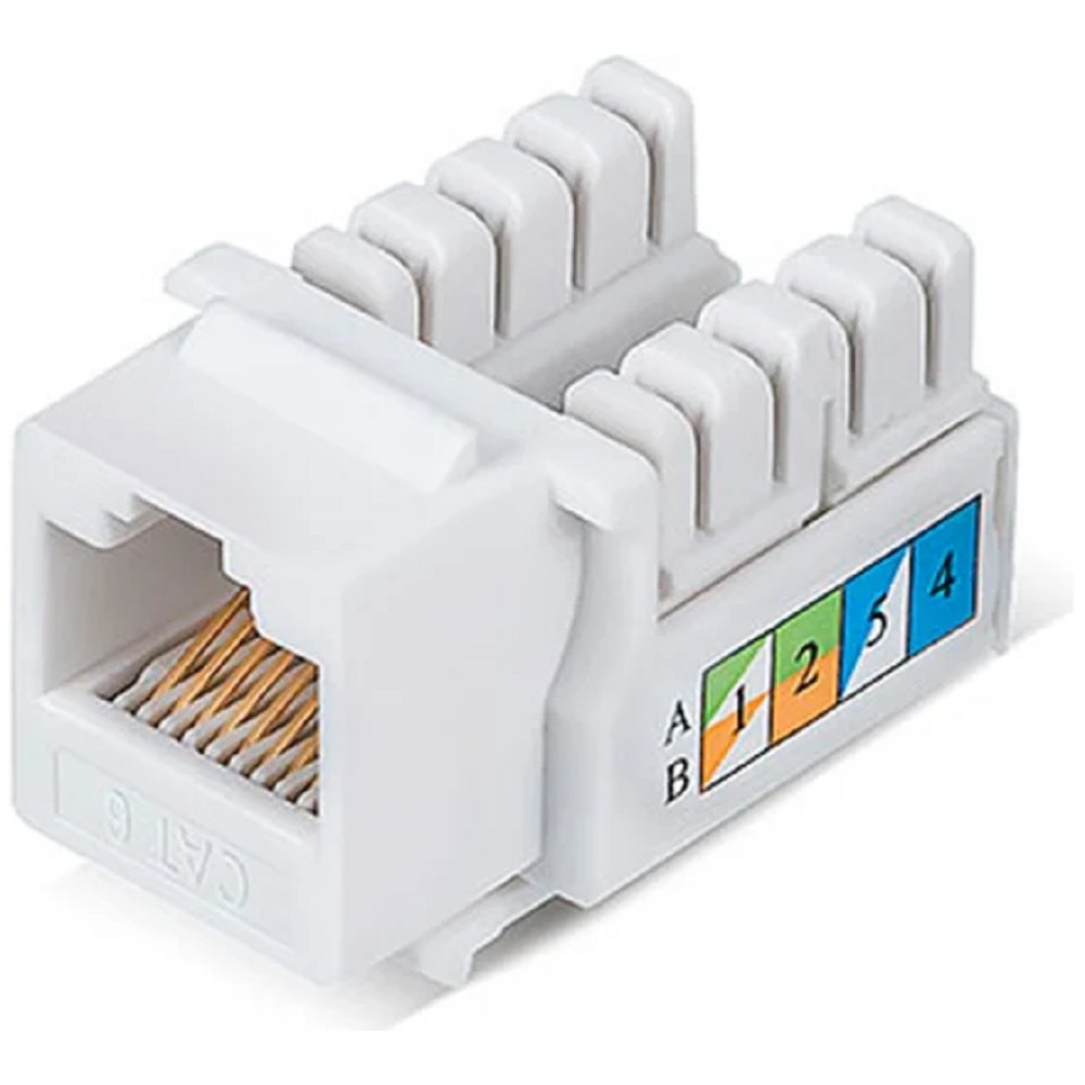 Keystone Jack Rexant 02-0254, RJ-45, CAT6, UTP, 90°