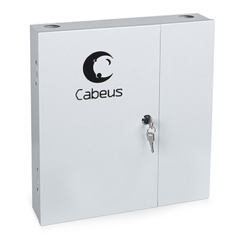 Бокс оптический Cabeus FO-WL-16SC-K, настенный, 16 SC, 19", серый