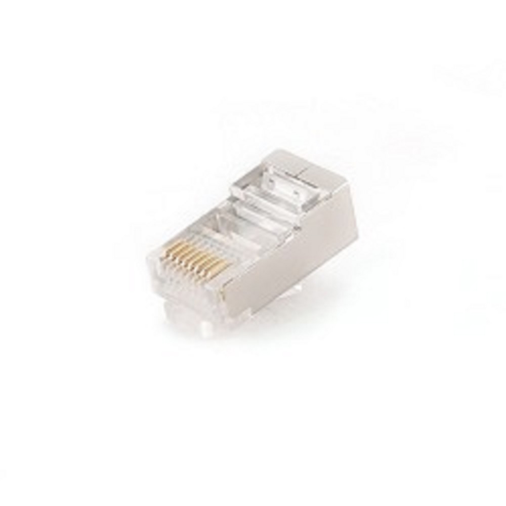 Вилка RJ-45 Cablexpert LC-8P8C-001 (3-fork), кат. 5e, для одножильного кабеля, 100 шт.