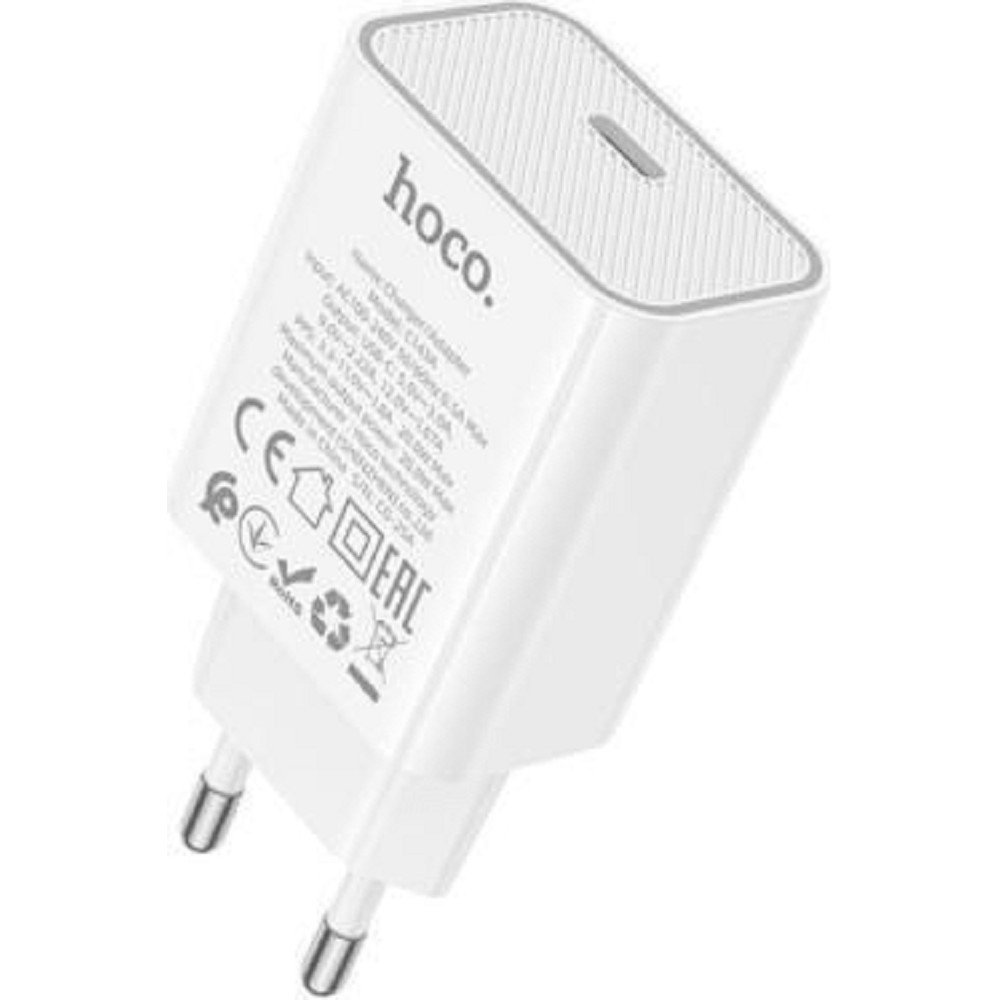 Зарядное устройство Hoco HC-52063, 20Вт, QC3.0/PD, Type-C