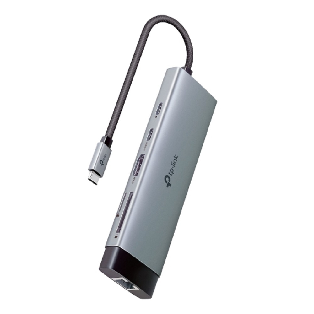 Концентратор TP-Link UH9120C, USB-C 9 в 1, HDMI, RJ-45, SD/microSD, USB 3.2 Gen 1