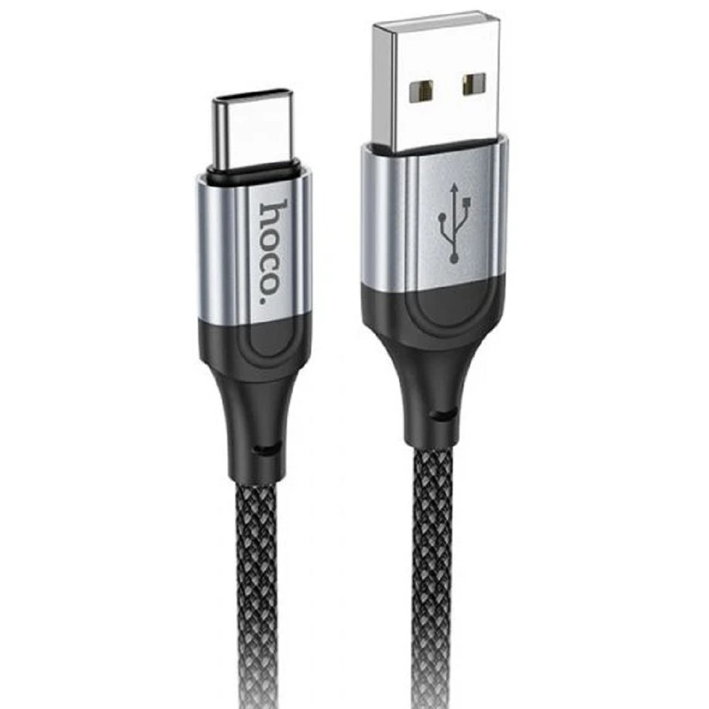 Кабель Hoco HC-08770, USB 2.0 AM/Type-C, 3А, 1м, черный