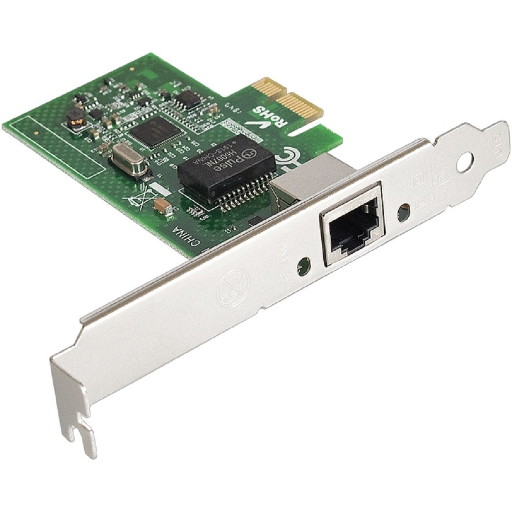 Сетевой адаптер ExeGate EXE-i210AT, PCI-E, 1×RJ45, 1 Гбит/с