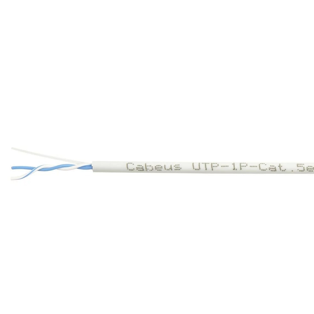 Кабель Cabeus UTP-1P-Cat.5e-SOLID, U/UTP Cat.5e, 1 пара 24 AWG, solid, 500 м
