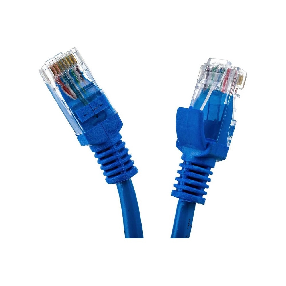 Патч-корд Cablexpert PP12-20M/B, UTP Cat.5e, 20 м, RJ45–RJ45, синий