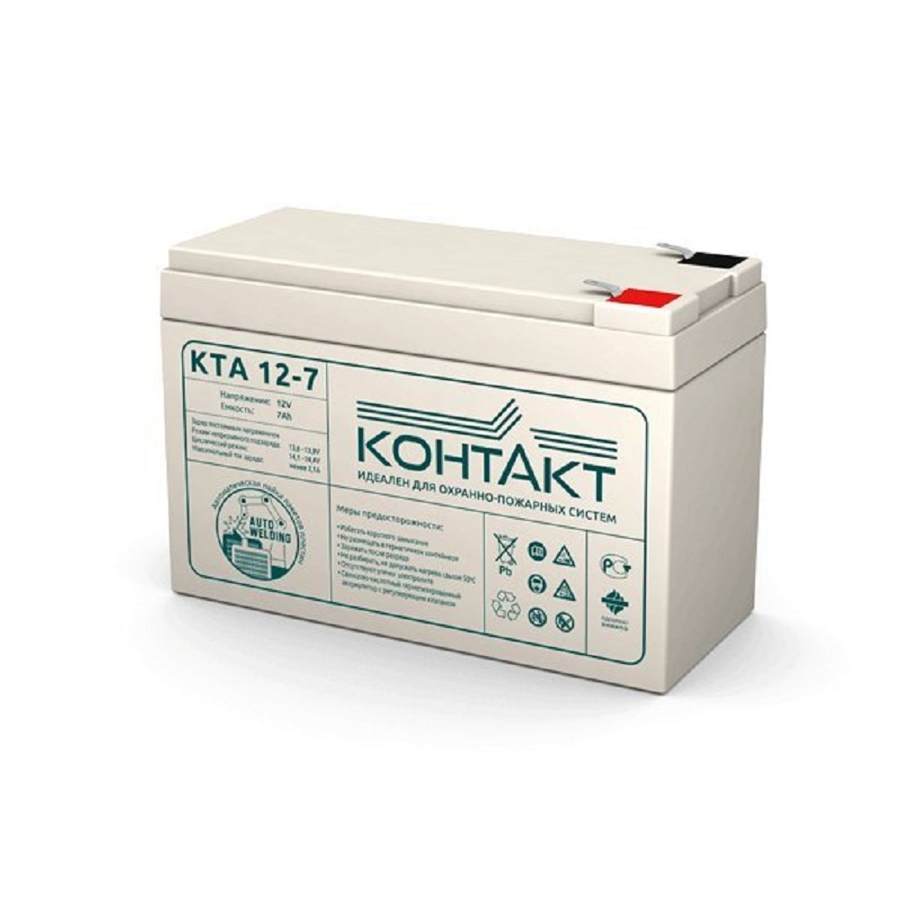 Аккумулятор Контакт КТА 12-7, 12В, 7Ач