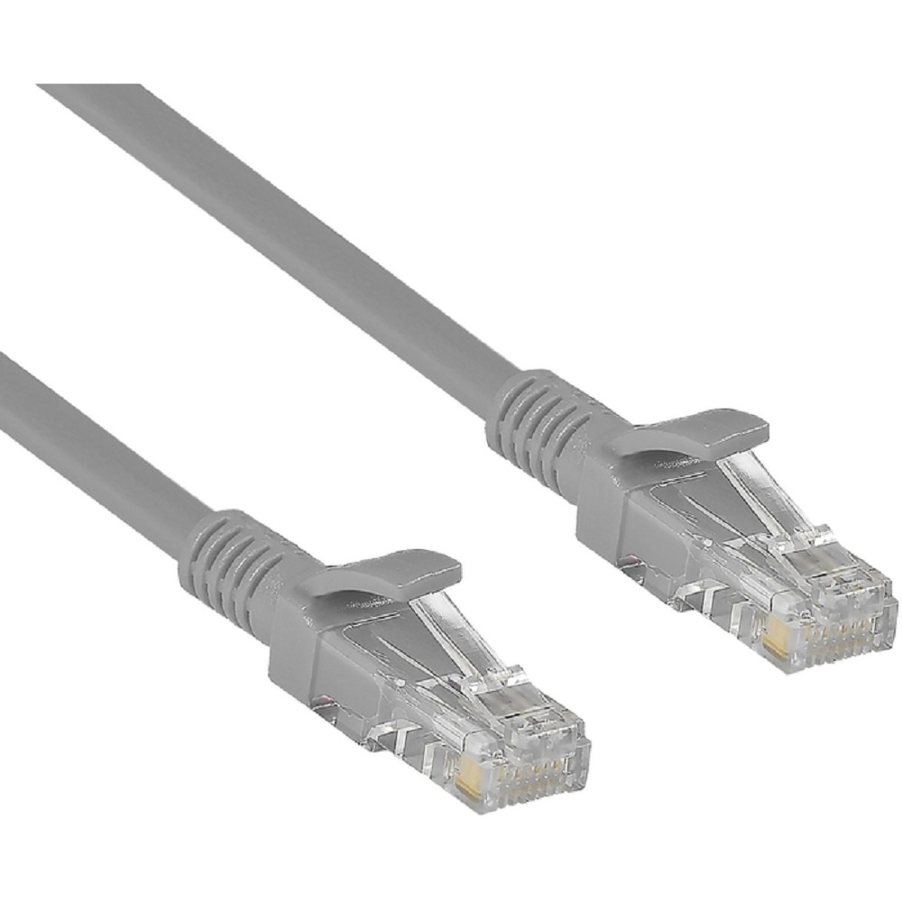 Патч-корд EXEGATE EX138961RUS, UTP кат.5e, 1м, RJ45, серый
