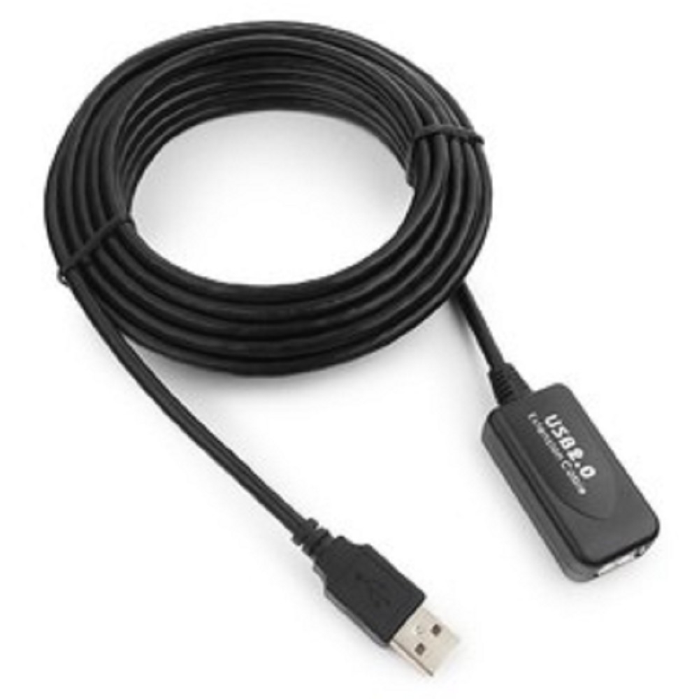 Кабель USB Cablexpert UAE016-BLACK, USB 2.0, 4.5 м