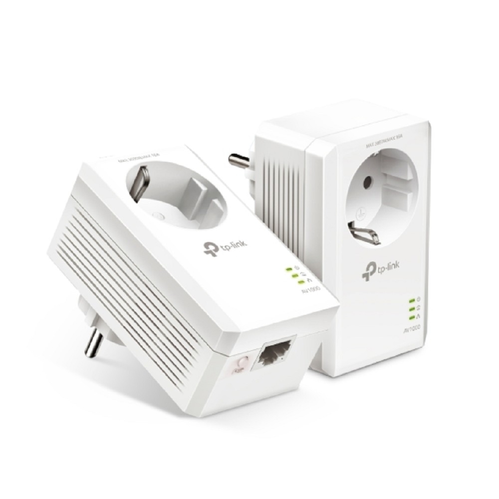 Адаптер PowerLine TP-Link TL-PA7017P KIT, AV1000, 2×1 Гбит/с, HomePlug AV2