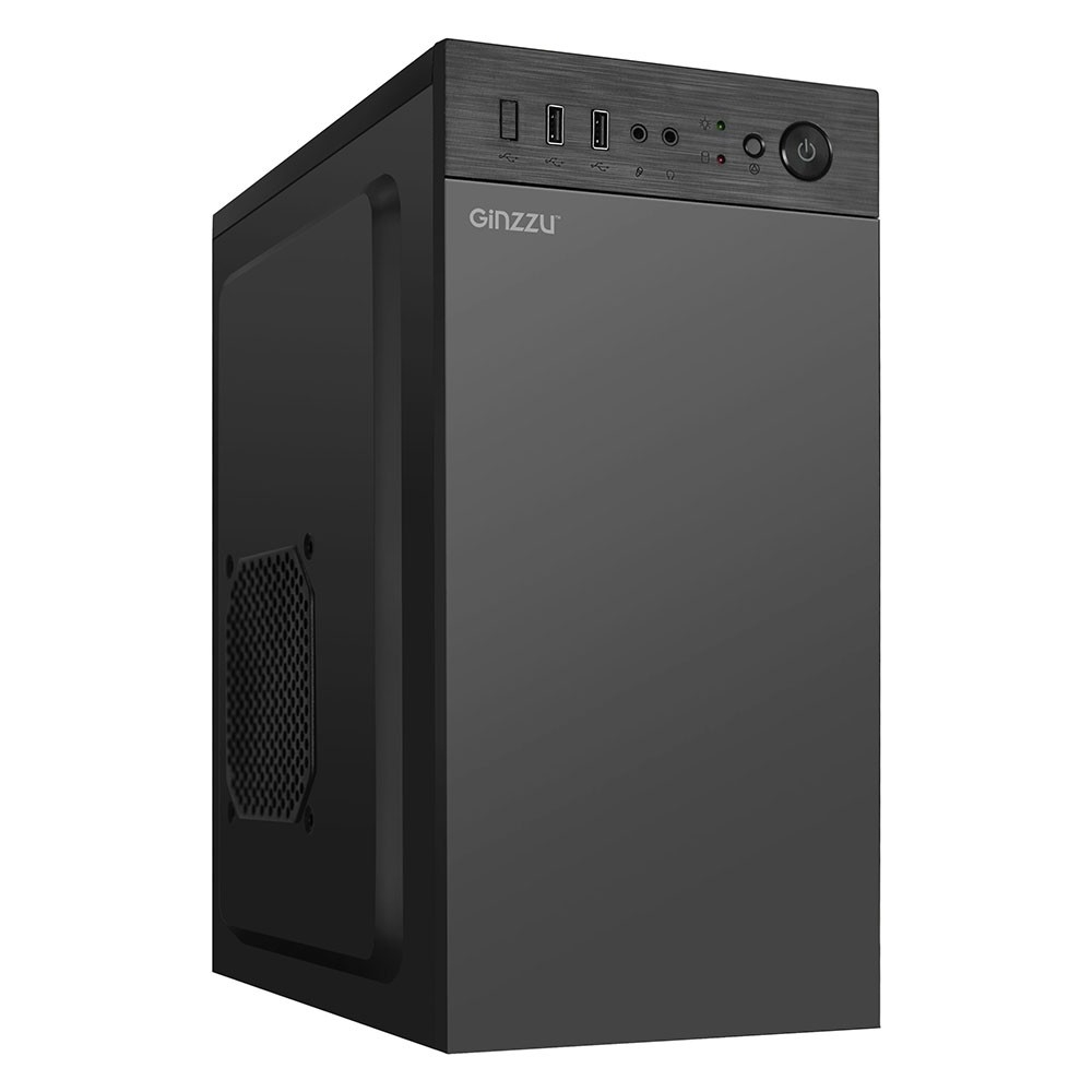 Корпус ПК Ginzzu B400, mATX, Mini Tower, черный